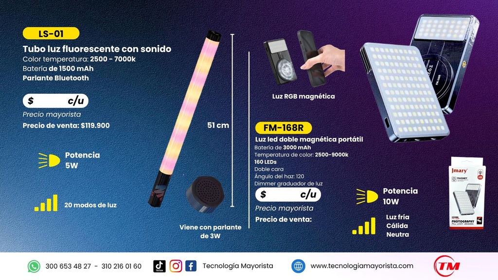 [FM-168R] Incluye pinza clip portátil