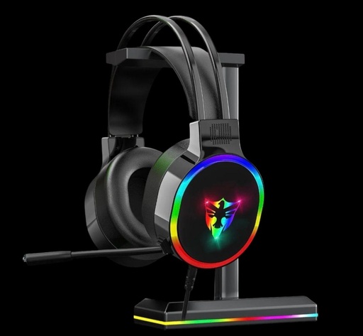 Diadema con cable gaming