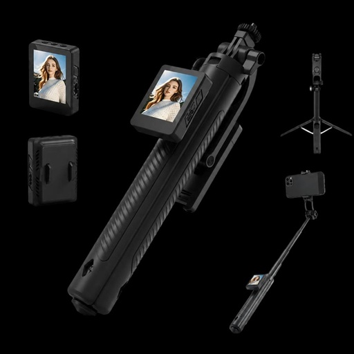 Trípode Selfie Extensible Con Pantalla Inalámbrica